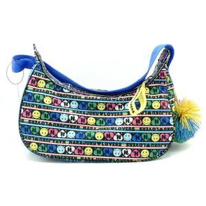 Harajuku Lovers Smiley Face Heart hand Bag/Purse NEW